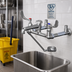 Thumbnail image #2 for T&S Brass B-0664-03 Wall-Mounted Service Sink / Mop Sink Faucet with 15-Inch Rigid Spout and Vacuum Breaker