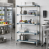 Thumbnail image #2 for MetroMax i 5-Tier Rust-Proof Starter Shelving Unit with Open Grid Polymer Shelves, 24W x 24D x 74H