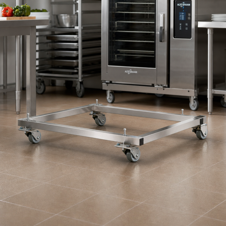 Product image #1 for Alto-Shaam 6-Inch Stainless Steel Mobile Base with Casters for All Models