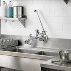 Thumbnail image #2 for Fisher 82610 Wall-Mounted Service Sink Faucet with 6-Inch Spout, Vacuum Breaker with Hook, and Polished Chrome Finish