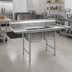 Thumbnail image #2 for Eagle Group 314 Series 2-Compartment Stainless Steel Floor Model Sink with 9-1/2