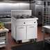 Thumbnail image #2 for Imperial 5-Battery Electric Floor Fryer with Built-In Space Saver Filter System, 50 lb Per Tank