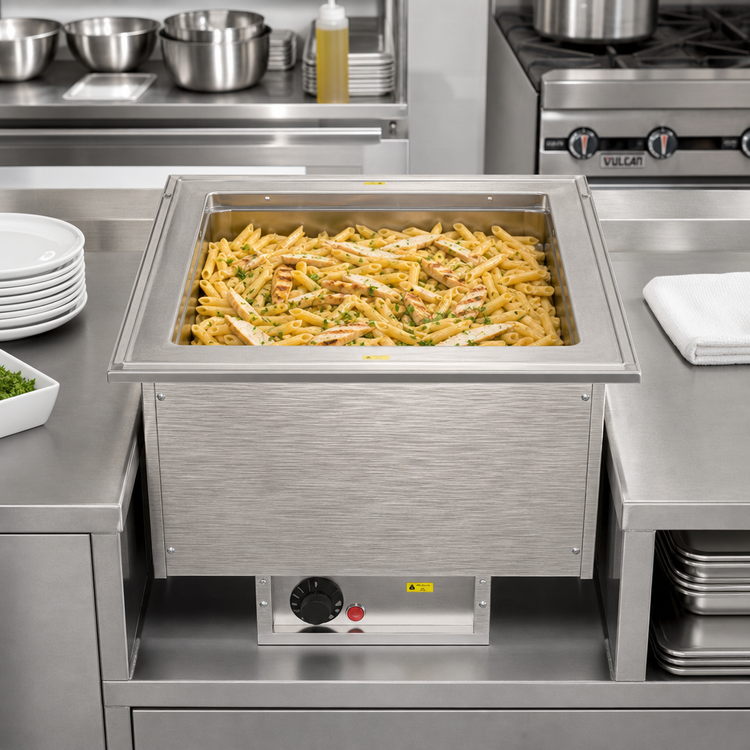 Product image #2 for Vollrath Drop-In Electric Hot Food Well, 1 Full-Size Pan, Wet Operation, 208V
