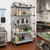 Thumbnail image #2 for Quantum 5-Shelf Solid Stainless Steel Stationary Shelving Starter Kit, 60
