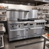 Thumbnail image #2 for Vulcan Endurance 72-Inch Commercial Gas Restaurant Range with 24-Inch Manual Griddle, 24-Inch Charbroiler, Standard Oven and Convection Oven Base
