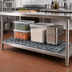 Thumbnail image #2 for Quantum Gray Epoxy Antimicrobial Dunnage Shelf with Removable Wire Top Mat, 36 x 24 Inch, 1,500 lb Capacity