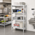 Thumbnail image #2 for Channel Lifetime Tough All-Welded Aluminum Dunnage Shelving Rack, Channel Style, 4-Shelf, 36W x 24D x 64H