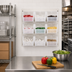Thumbnail image #2 for Quantum 18 x 11 x 19 Inch Wall-Mounted Louvered Panel Starter Unit with 9 Clear Bins