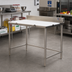 Thumbnail image #2 for Eagle Group 36-Inch x 24-Inch Poly Top Boning Table with Stainless Steel Base