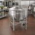 Thumbnail image #2 for Legion LS-40 40-Gallon Stationary Direct Steam Kettle with Full Jacket and 304 Stainless Steel Liner