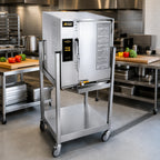 Thumbnail image #2 for AccuTemp Evolution E62083D100 SGL Connectionless Boilerless Electric Convection Steamer with Stand, 1-Compartment, 6-Pan, Digital Controls, 208V 3-Ph