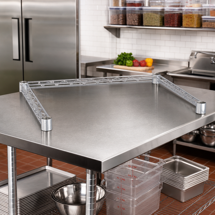Product image #2 for Super Erecta 3-Sided Channel Frame, 48 x 24 Inches, Type 304 Stainless Steel