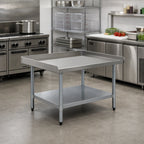 Thumbnail image #2 for Eagle Group BlendPort® BPT-3030EG 30 x 30 in Equipment Stand with 18-Gauge 430 Stainless Steel Top, Galvanized Base and Adjustable Undershelf