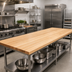 Thumbnail image #2 for Boos Block Northern Hard Rock Maple Edge Grain Kitchen Countertop, 108 x 42 x 1-1/2 Inch, Penetrating Oil Finish