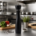 Thumbnail image #2 for Winco Maestro Modern 12 Inch Beechwood Pepper Mill with Carbon Steel Grinder