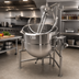 Thumbnail image #2 for Legion 60-Gallon Direct Steam Tilting Kettle with 304 Stainless Steel Liner and Tri-Leg Base