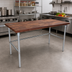 Thumbnail image #2 for John Boos 48-Inch x 24-Inch American Black Walnut Wood Top Work Table with Galvanized Legs