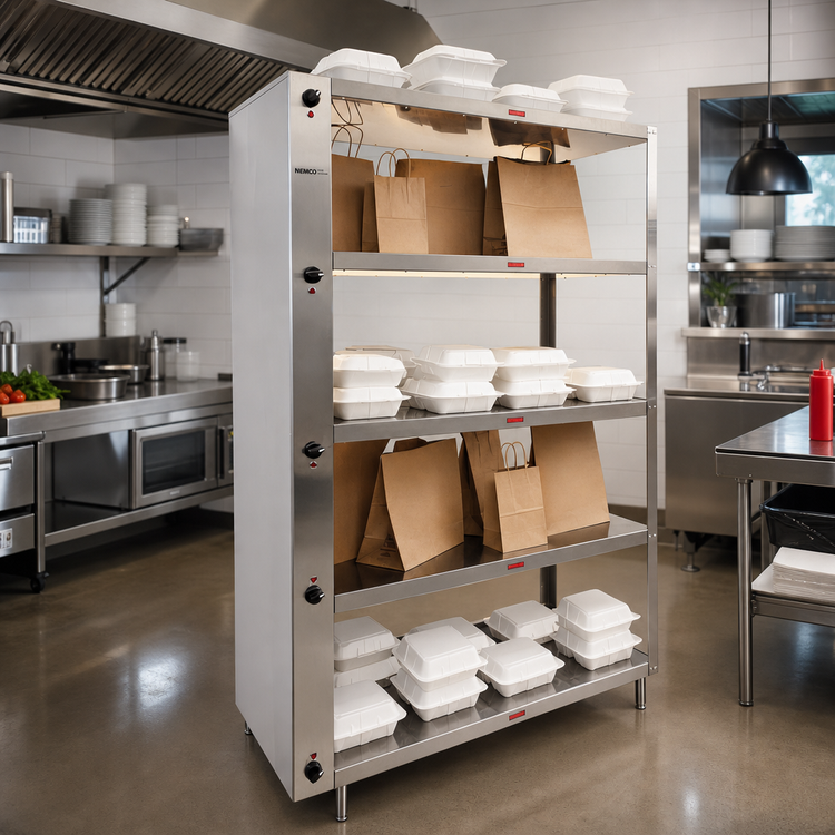 Product image #2 for Nemco 6302-5 Electric To-Go Shelf with 5 Heated Shelves