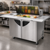 Thumbnail image #2 for Turbo Air Super Deluxe Two-Section Sandwich/Salad Mega Top Prep Table, 18-Pan Opening