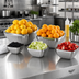 Thumbnail image #2 for Vollrath 5-1/2 Inch Square Double-Wall Insulated Stainless Steel Serving Bowl, 3/4 Quart
