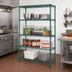 Thumbnail image #2 for Quantum WR74-1460P 4-Shelf Wire Shelving Starter Kit, 60