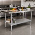 Thumbnail image #2 for Aluminum Knock-Down Undershelf for 36-Inch W x 30-Inch D Work Table