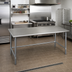 Thumbnail image #2 for Eagle Spec-Master 60 Inch x 36 Inch Flat Top Work Table with 304 Stainless Steel Top and Galvanized Tubular Base