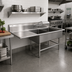 Thumbnail image #2 for John Boos Pro-Bowl 2-Compartment Sink with 30-Inch Left Drainboard, 14-Gauge Stainless Steel