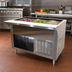 Thumbnail image #2 for Advance Tabco 47-1/8-Inch Self-Contained Refrigerated Cold Pan Buffet Station, 3-Pan, Open Rear Base