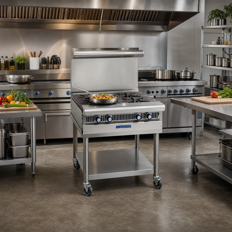 Product image #2 for Imperial Spec Series Heavy Duty 12-Inch Gas Modular Add-A-Unit Hot Top Range