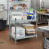 Thumbnail image #2 for BK Resources Galvanized Steel Dry Storage Shelving Unit with 2 Adjustable Shelves, 55W x 24D x 38H