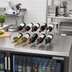 Thumbnail image #2 for Beverage-Air Curved Chrome Wine Rack for MMR44, 10-Bottle Capacity