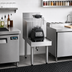 Thumbnail image #2 for CHOICE 12-Inch Freestanding Underbar Blender Station with Filler Board, Backsplash, and 10-Inch Blender Shelf