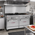 Thumbnail image #2 for Southbend Ultimate 60-Inch Gas Restaurant Range with 6 Open Burners, 24-Inch Charbroiler, and 2 Standard Ovens