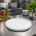 Thumbnail image #2 for Prestige 12-Inch Round White Porcelain Serving Platter