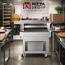 Thumbnail image #3 for Pizza Group Dragon D32G-LR Left-to-Right Gas Stone Conveyor Pizza Oven, 32-Inch Belt