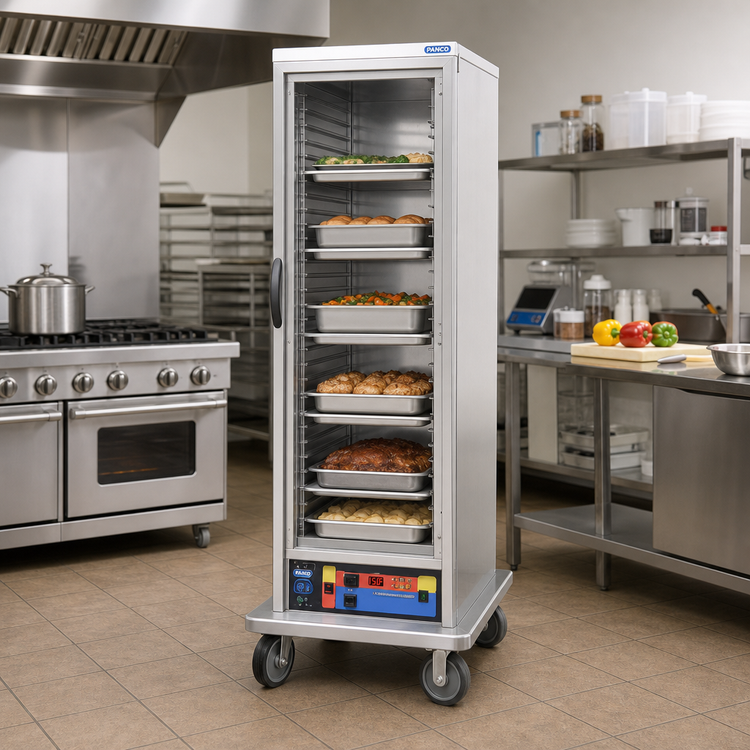 Product image #2 for Panco HCFNLSN-RA2.25 Narrow Full-Size Non-Insulated Heated Holding Cabinet with Clear Door