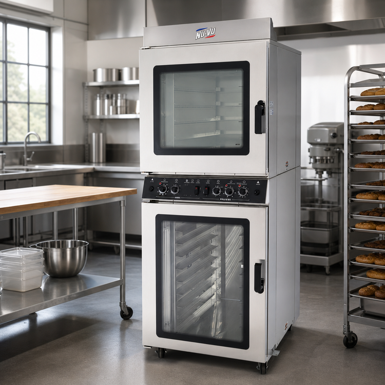 Product image #2 for NU-VU QB-5/10A Electric Full-Size Oven/Proofer Combination, 5-Pan Oven and 10-Pan Proofer