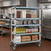 Thumbnail image #2 for MetroMax Q 4-Shelf Mobile Starter Unit with Casters, 60 x 18 x 67-5/16 Inches
