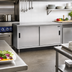 Thumbnail image #2 for Eagle Spec-Master Stainless Steel Plate Cabinet with Sliding Doors, 48W x 15D