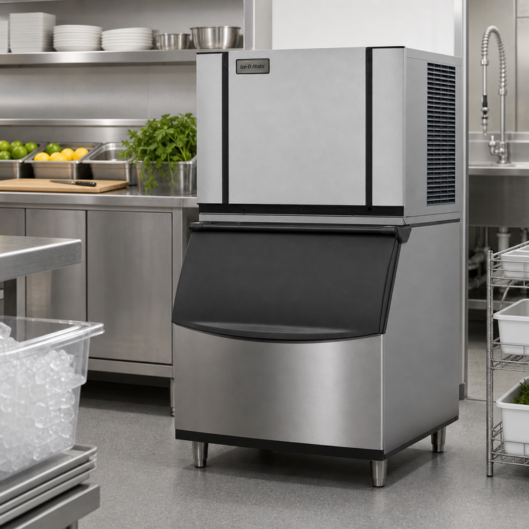 Product image #3 for Ice-O-Matic Elevation Series Modular Half-Size Cube Ice Maker, Air-Cooled, Self-Contained, 30-Inch Wide