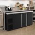 Thumbnail image #2 for Pro-Line E-Series Two-Section Refrigerated Back Bar Cooler Cabinet, 69-1/2 Inch, 28 Cu. Ft., Self-Contained
