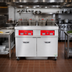 Thumbnail image #3 for Vulcan 4ER50DF Four-Battery Electric Deep Fat Fryer with Digital Controls and KleenScreen PLUS Filtration, 50-Lb. Vats