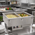 Thumbnail image #2 for Vollrath Two-Well Drop-In Electric Hot Food Well, Thermostatic, 120V, 625W Per Well