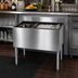 Thumbnail image #2 for Glastender CHOICE 36-Inch Underbar Combo Ice Bin/Cocktail Unit with Left 6-Bottle Storage
