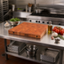 Thumbnail image #2 for John Boos Boos Block End Grain American Cherry Island Countertop, 30 x 32 x 2-1/4 Inch