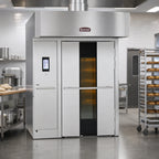 Thumbnail image #2 for Baxter Manufacturing OV520E2 Electric Rotating Rack Oven, Curved Front, Double Rack Capacity, Programmable Touchscreen, Self-Contained Steam