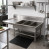Thumbnail image #2 for John Boos Pro-Bowl Freestanding 3-Compartment Platter Sink with Left Drainboard