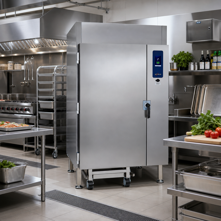 Product image #3 for Alto-Shaam Quickchiller QC3-100R Roll-In Blast Chiller, Remote Refrigeration, 40 Pan Capacity