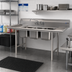 Thumbnail image #2 for Eagle Group 312 Series 3-Compartment Convenience Store Sink, 72 in. W x 23 in. D, Dual Drainboards, 304 Stainless Steel